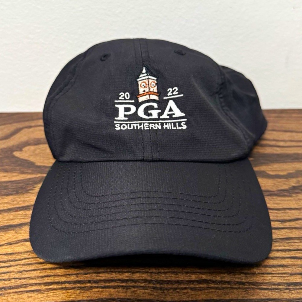 Imperial 2022 PGA Championship Southern Hills Golf Hat Black Adjustable